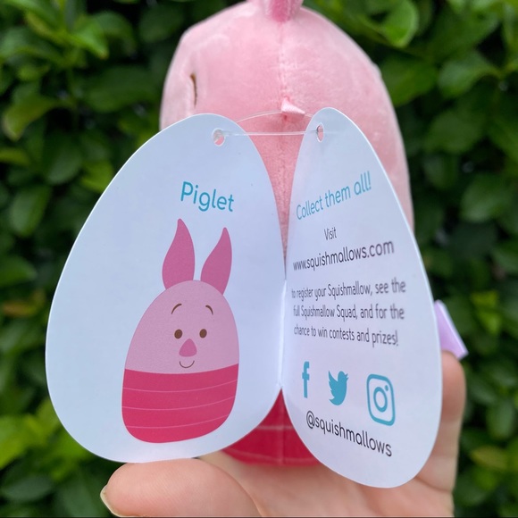 DISNEY~ PIGLET Squishmallow 5” NWT - Picture 3 of 5
